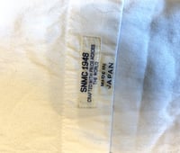 Image 4 of Shuttle Notes solid white shirt, made in Japan, size M 