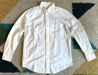 Image 1 of Shuttle Notes solid white shirt, made in Japan, size M 