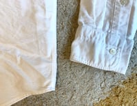 Image 6 of Shuttle Notes solid white shirt, made in Japan, size M 