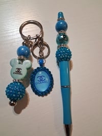 Keychain and pen set #32