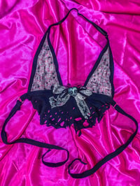 Image 1 of Black And Pink Fairy Dust Top 