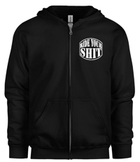 Image 1 of O.G. ZIP UP HOODIE BLACK