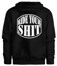 Image 2 of O.G. ZIP UP HOODIE BLACK