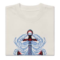 Image 3 of Claw and Keel Tee | Nautical Anchor and Crab Graphic Oversized T-Shirt
