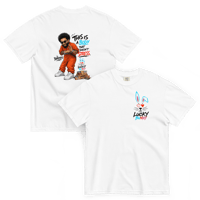 Lucky Bunny White Tee