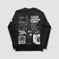 Image 2 of Solidarity Long-Sleeve * White on Black