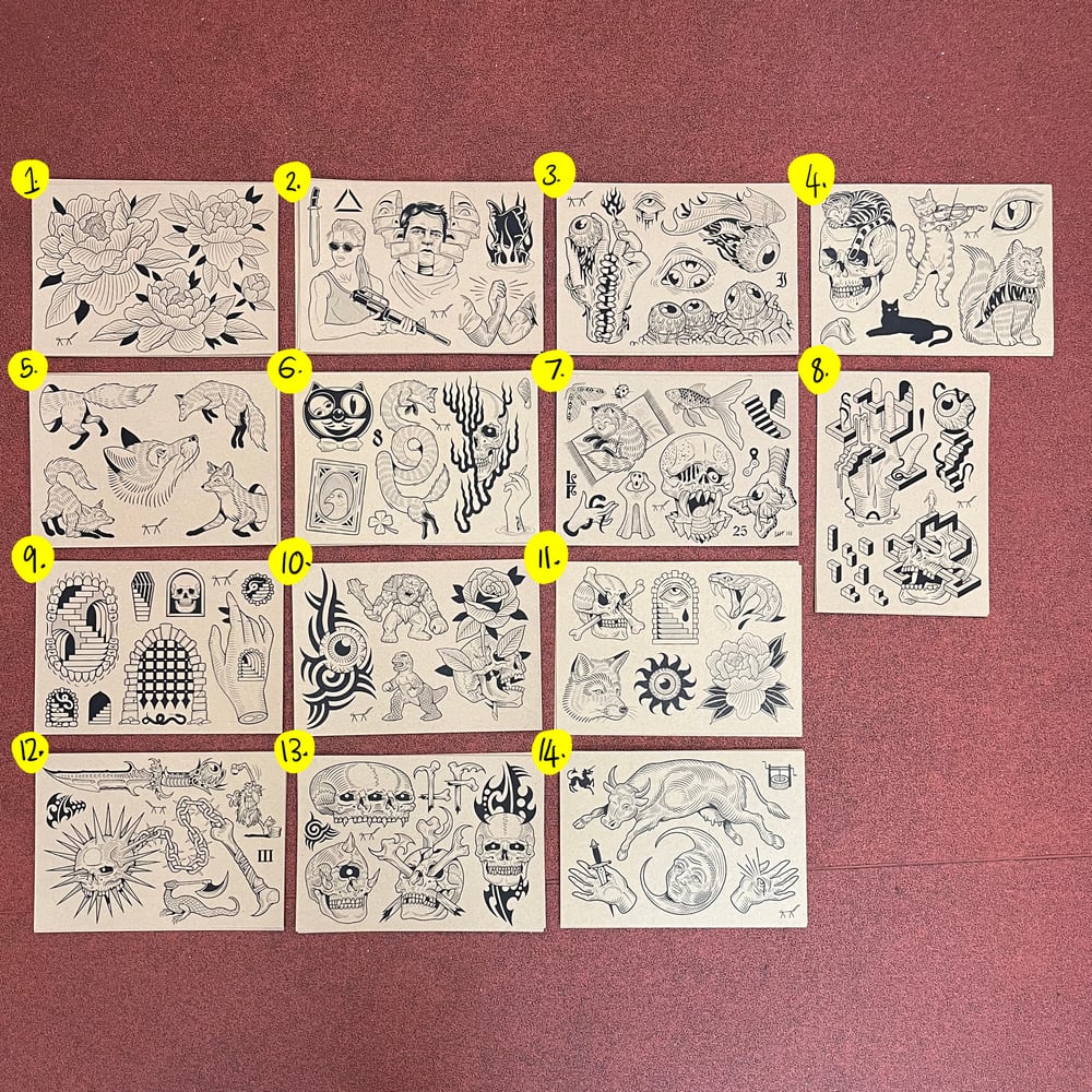 Iain Sellar A4 Flash Sheets 