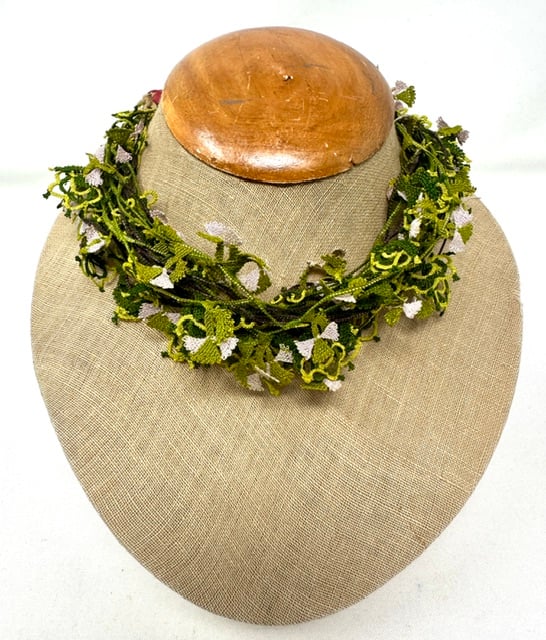 Oya Lush Leaves Garland Necklace - Image 1 of 2