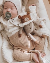 Image 10 of Doudou ourson · Baby alpaga · Tricoté main