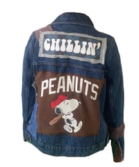 Image of UNIQUE SNOOPY Denim Jacket