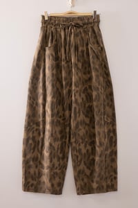 Image 2 of Leopard Barrel Pants - LATE AUGUST 