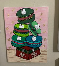Image 2 of Cookies for Christmas Mixed Media paintings