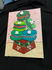 Image 3 of Cookies for Christmas Mixed Media paintings