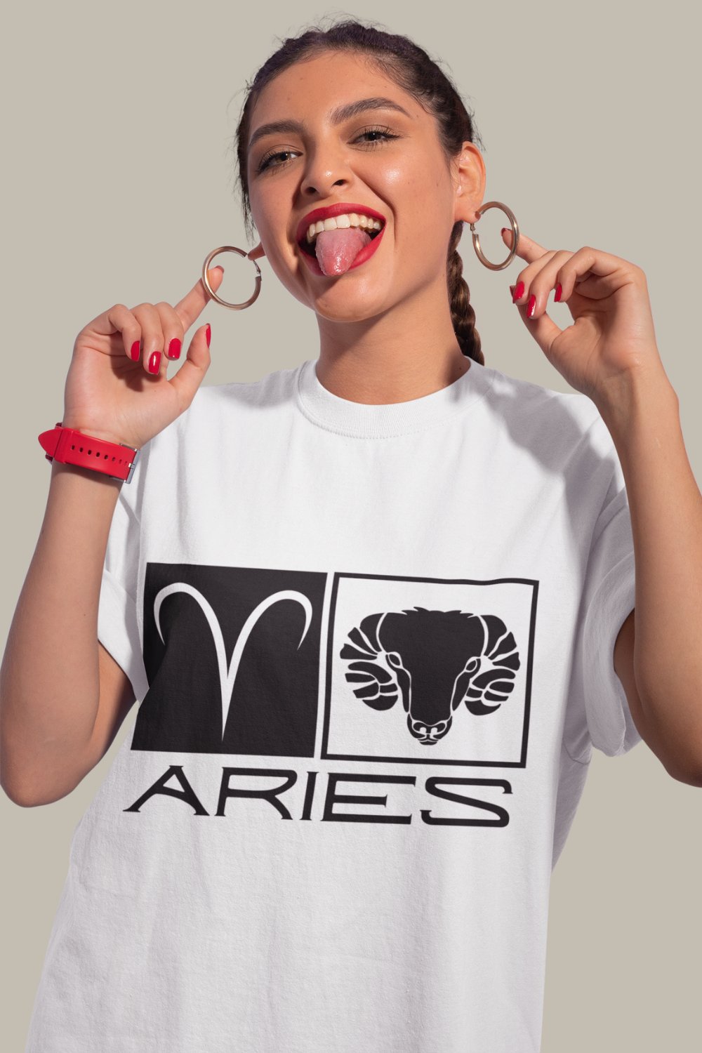 Image of Aries Zodiac Sign T-Shirt
