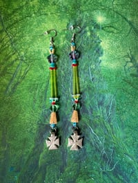 Krapa (Musuyidee) column earrings