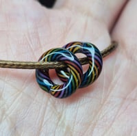 Image 1 of BLACK RAINBOW SPACERS SET