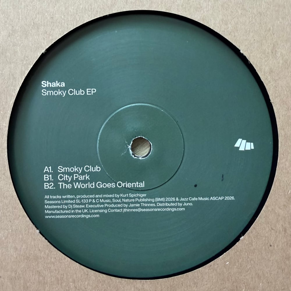 Image of Shaka 'Smoky Club' EP 
