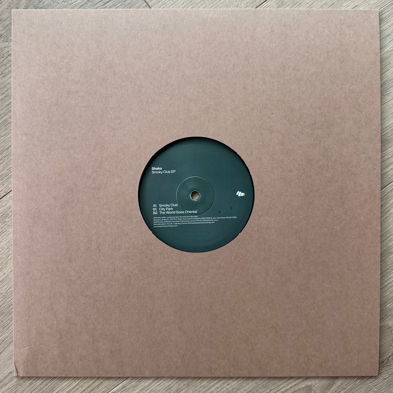Image of Shaka 'Smoky Club' EP 