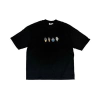 Image 1 of 6'3" x 4 Ice Cream Black Tee