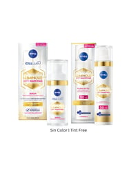 Image 1 of  Nivea Luminoso ANTI MANCHAS DUO Suero Tratamiento Avanzado (GOLD SERUM) & Fluido SPF 50 