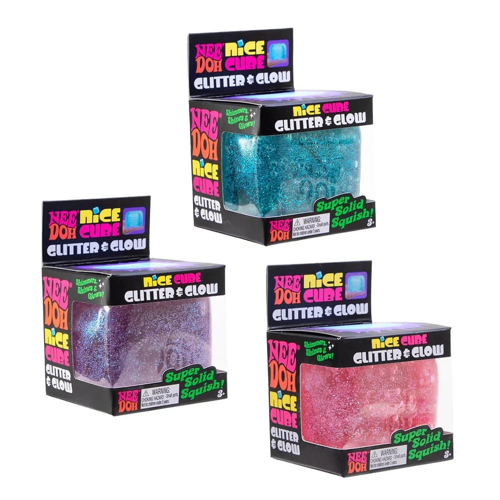 Image of NeeDoh Glitter and Glow Cube