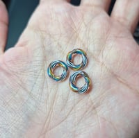 Image 5 of WHITE BLK RAINBOW SPACERS SET