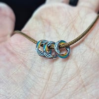Image 3 of WHITE BLK RAINBOW SPACERS SET