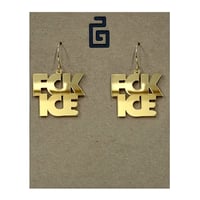 Image 1 of fck ice / acrylic / gold