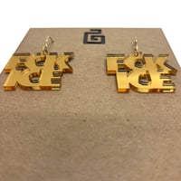 Image 4 of fck ice / acrylic / gold