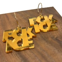 Image 5 of fck ice / acrylic / gold