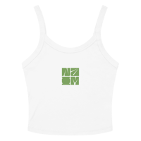 Image 3 of "The Vision" Embroidered Micro Rib Racer Logo Tank Top