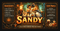 Image 4 of Sandy Cheeks (Sweet fizz, toasted grit, Texas brains in a bottle)