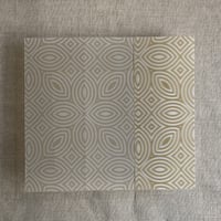 Image 3 of Geometrica printed vellum wrap for 5x7 cards PACK of 10