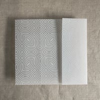 Image 17 of Geometrica printed vellum wrap for 5x7 cards PACK of 10