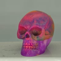Image 1 of Skelly v6- rainbow/orange purple tie die layers