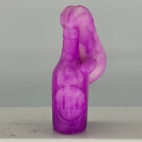 Image 1 of Hand- orange purp tie die