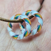 Image 4 of WHITE RAINBOW BEAD SET