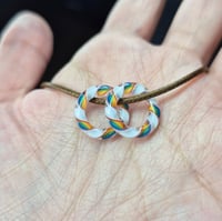 Image 1 of WHITE RAINBOW BEAD SET