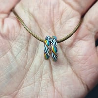 Image 2 of WHT BLK RAINBOW BEAD SET