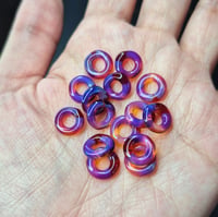 Image 2 of AMBER PURPLE SPACERS SET 