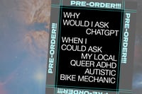 PREORDER: Why would I ask ChatGPT?? Stickers