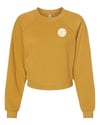 NEW!! Nurses Are Swell Women's Crop Crewneck Sweatshirt - MUSTARD
