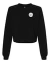 NEW!! Nurses Are Swell Women's Crop Crewneck Sweatshirt - BLACK