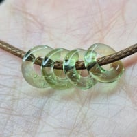 Image 2 of UV GREEN SWIRL SPACERS SET