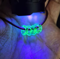 Image 1 of UV GREEN SWIRL SPACERS SET