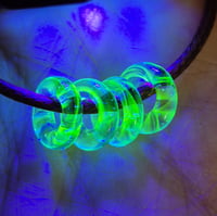 Image 4 of UV GREEN SWIRL SPACERS SET