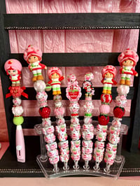Image 2 of Strawberry shortcake beaded pen collection 🍓✨