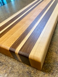 Image 2 of  Premium Wood Fillet Board • 6x24 • Stainless Steel Clamp • Non‑Slip Brass/Rubber Feet
