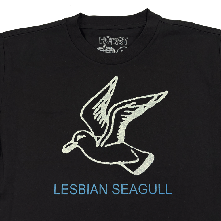 Lesbian Seagull Black (cropped women's) Image 2