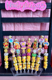 Image 2 of Handmade Winnie the Pooh Beaded Pen ✨🍯